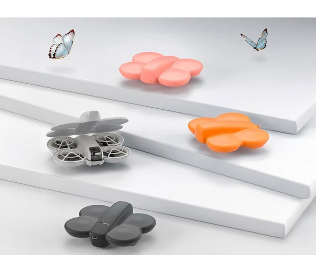 Sunnylife Etui Butterfly z karabińczykiem (szare) do DJI NEO - 1509323 - zdjęcie 2